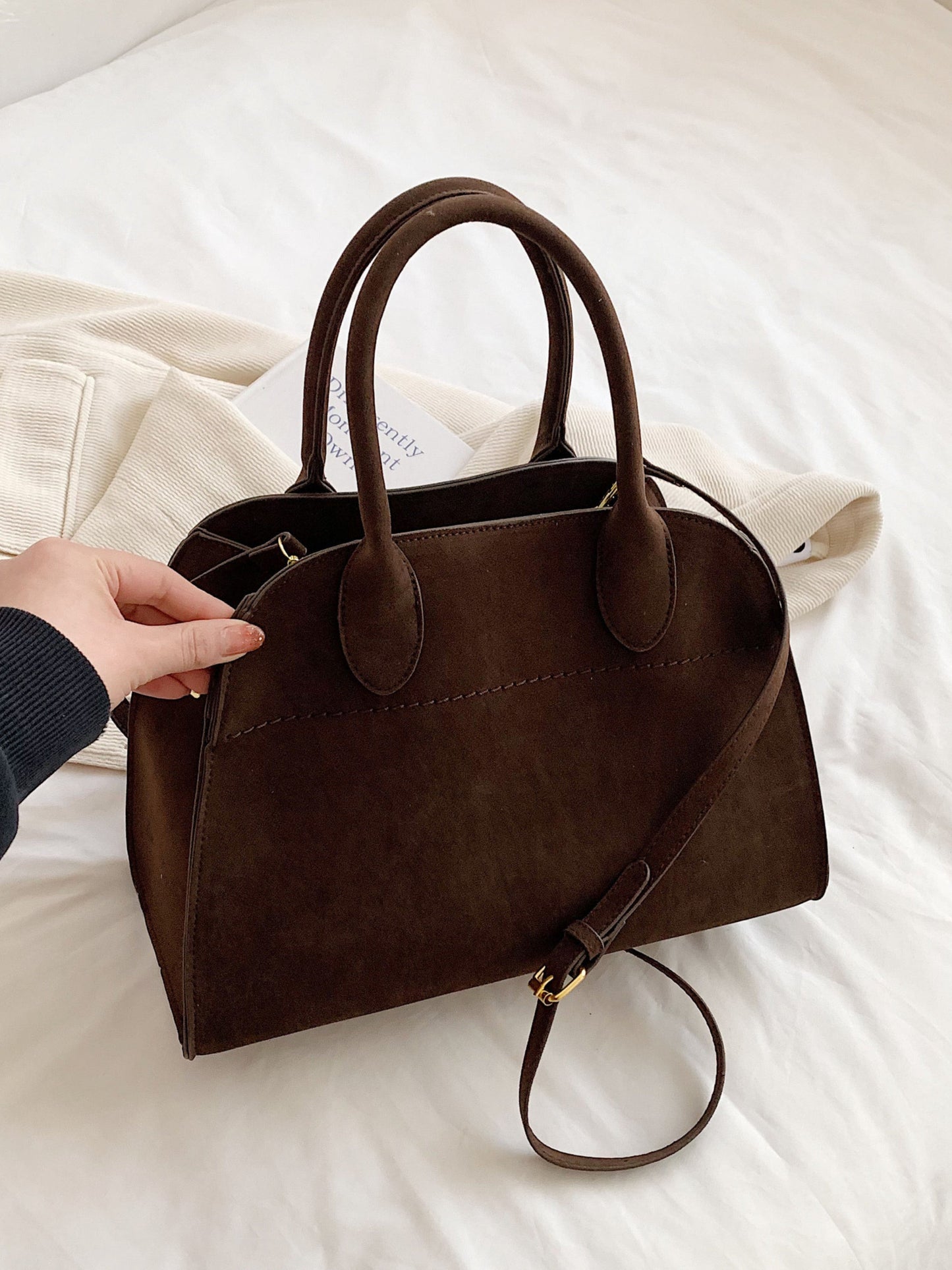 THE SUEDE BAG