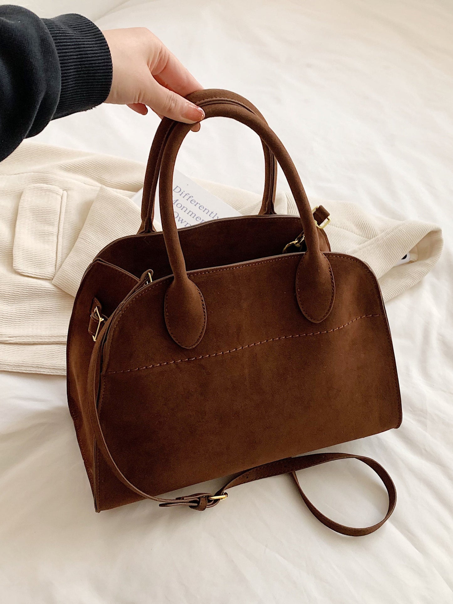 THE SUEDE BAG