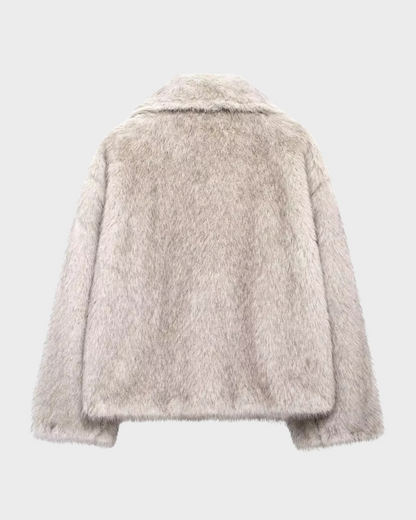 COURMAYEUR FAUX FUR COAT