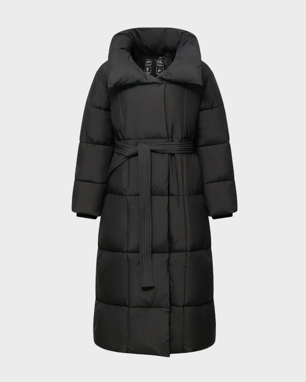 MAXI LUXE BELTED PUFFER COAT