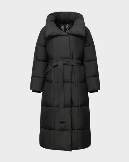 MAXI LUXE BELTED PUFFER COAT